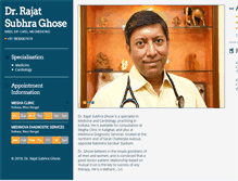 Tablet Screenshot of drrajatghose.com